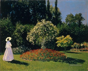JeanneMarguerite Lecadre im Garten Claude Monet Ölgemälde